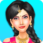 Indian Wedding Girl Dressup icône