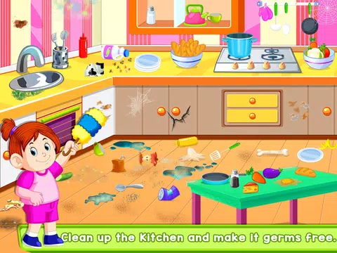 Screenshot 1 for Cleaning Games - House Cleanup