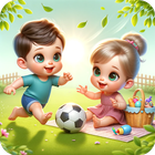 Twin Baby Care Game icon