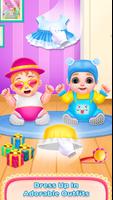 Twin Baby Care Game Affiche