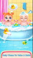 Twin Baby Care Game Ekran Görüntüsü 2