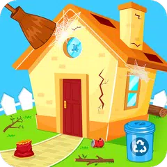 Sweet House Cleaning Game Icon