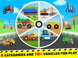 Vehicles Puzzles For Kids Affiche