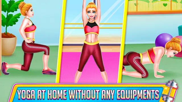 Screenshot 1 for Fitness Workout - Yoga Games