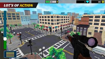 4D Sniper : Free Online Shooting Game - FPS Affiche