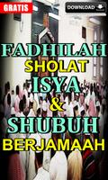 Fadhilah Keutamaan Shalat Isya Dan Subuh Berjemaah Plakat