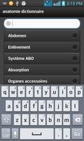 anatomie Dictionnaire capture d'écran 1