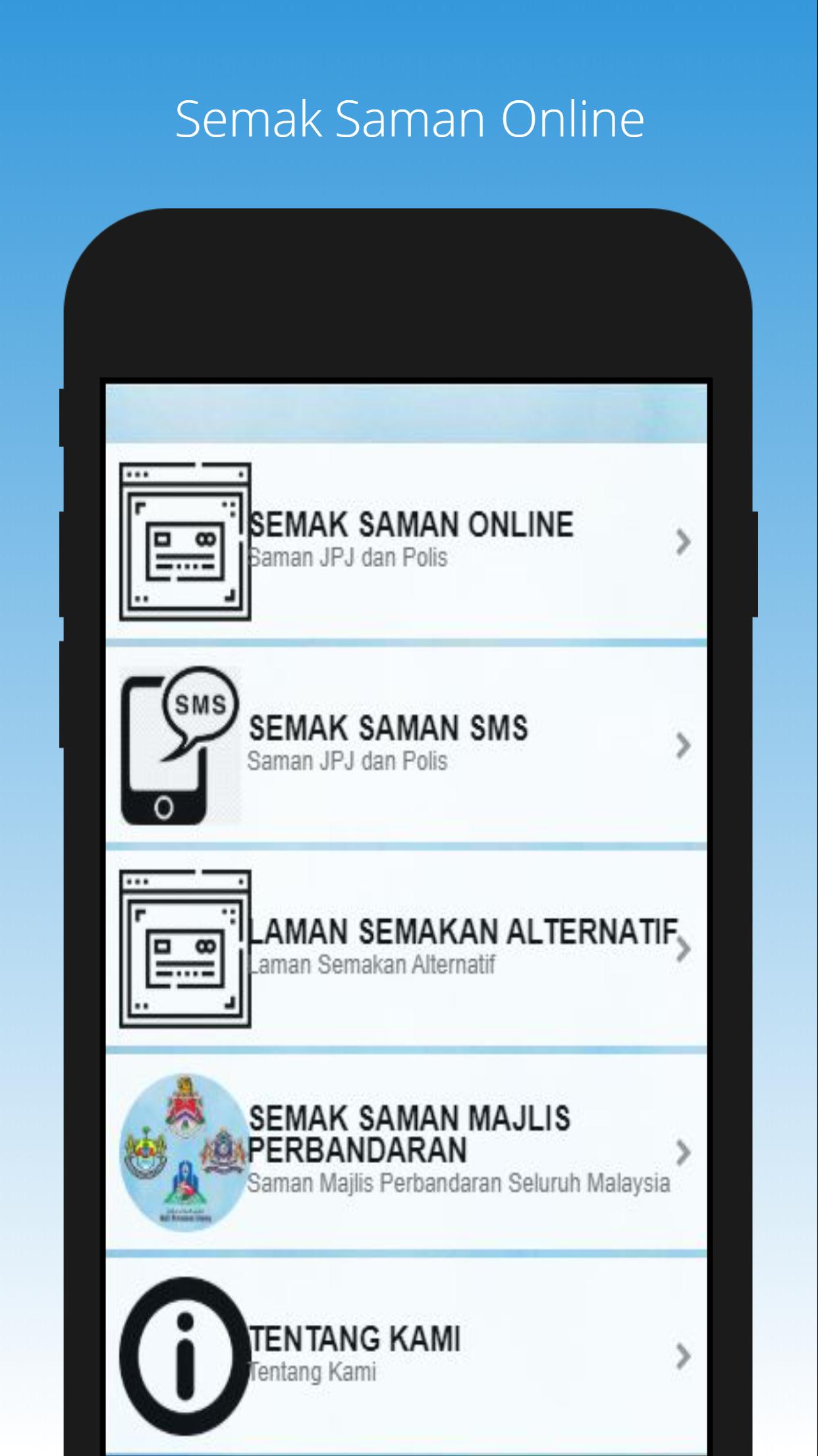 Semak Saman Polis Jpj Dan Parking Online For Android Apk Download
