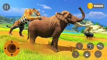 Tiger Family: Wild Tiger Games پوسٹر