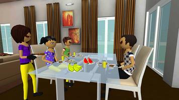 Stickman Life Family Simulator Cartaz