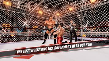 Poster Cage Revolution Wrestling World : Wrestling Game