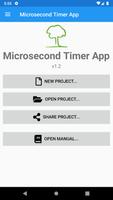 Microsecond Timer App Affiche