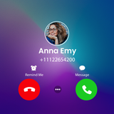 Fake call, prank call icon