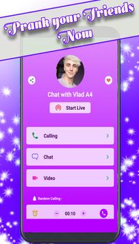 Fake Call from Vlad A4 : Chat video screenshot 1