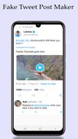 Fake Tweets, Fake Post Maker ảnh chụp màn hình 3