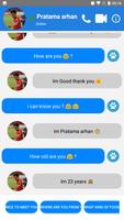 Fake Call & Chat Pratama Arhan ảnh chụp màn hình 1