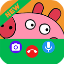 Prank Dial Piggy Pink - Fake Video Call APK