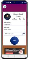 Messi fake video call app স্ক্রিনশট 1