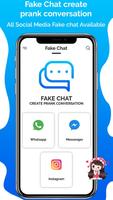 Fake Chat Prank for All Social Media poster