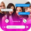 Black pink : fake chat & video APK
