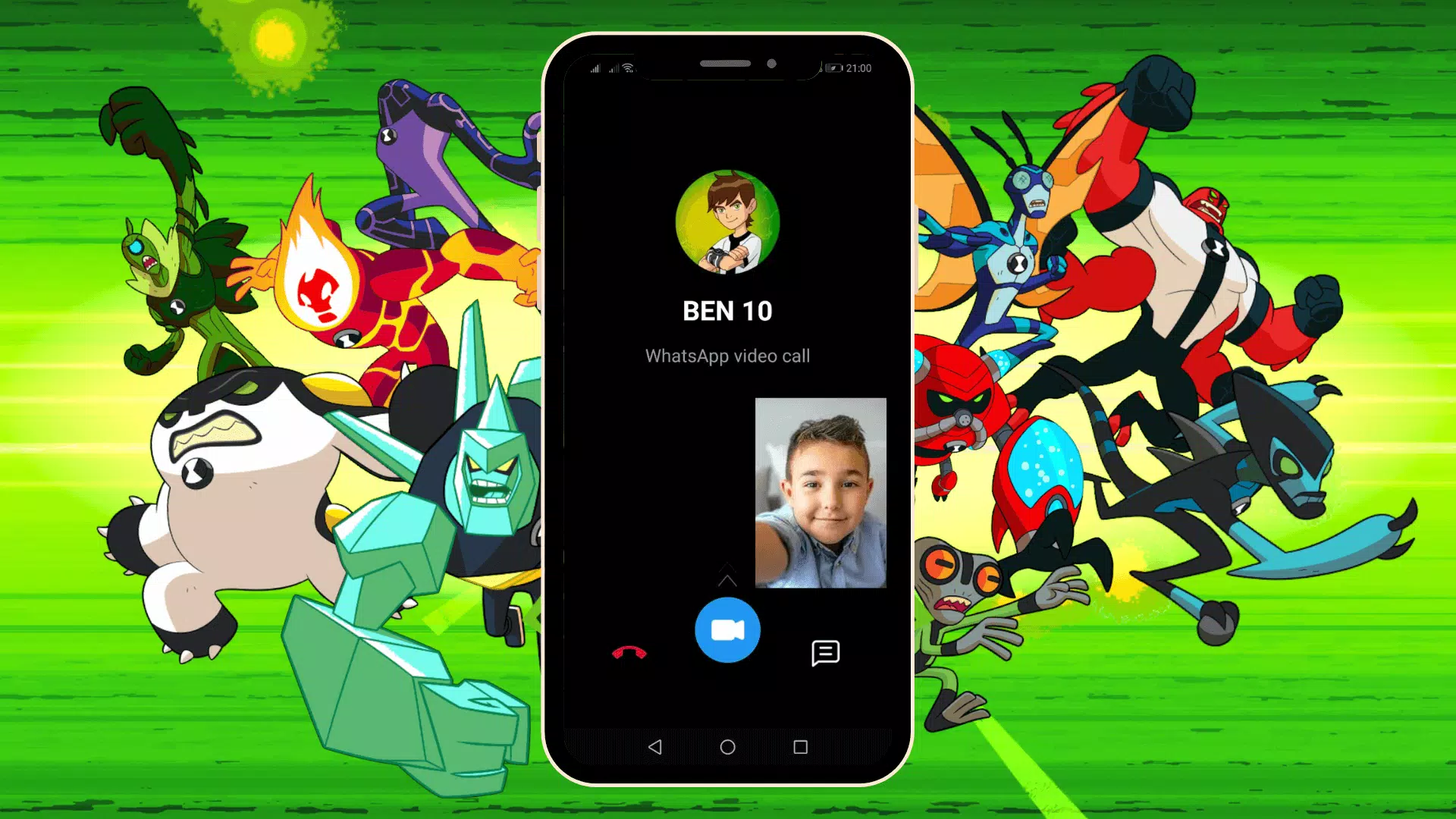 Ben 10 Fake video call & chat APK for Android Download