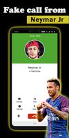 Fake call Neymar Jr captura de pantalla 1