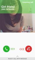 Fake call: voice call, video call Affiche