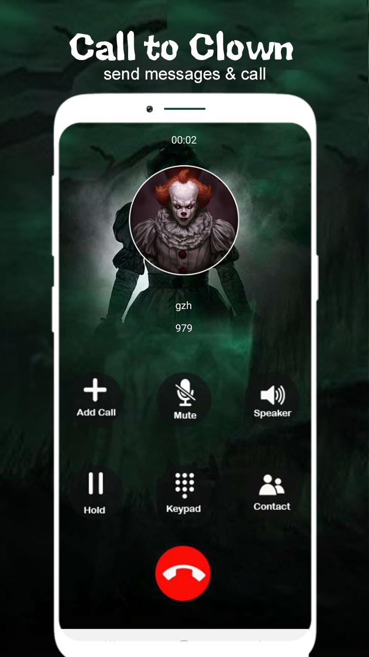 Pennywise S Clown Call Chat Simulator Clownit For Android Apk Download - scaring kids as it the clown pennywise in roblox roblox trolling