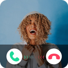 Fake Call: Broken Screen Prank icône