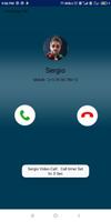 Sergio Fake Video Call تصوير الشاشة 3