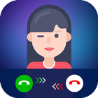وهمية اتصل - محاكاة دعوة مزحة أيقونة