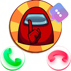 Among Us Fake call icon