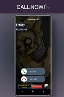 Call with Freddy - Prank fake call Simulator 🐻 captura de pantalla 2