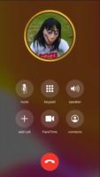 Momo: Fake Call Prank captura de pantalla 1