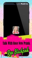 Talk With Rose Blackpink Fake Call and Video Call Affiche