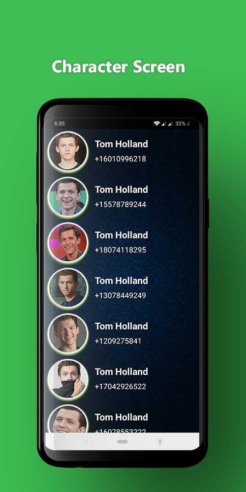 Fake call from Tom Holland APK für Android herunterladen