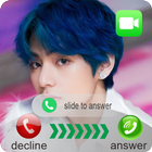 Talk With V BTS Fake Call and Video Call icône