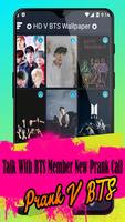 Talk With V BTS Fake Call and Video Call capture d'écran 3