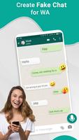 Fake Chat Story Maker - WA Affiche