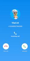 fake call with Влад А4 -Vlad capture d'écran 2