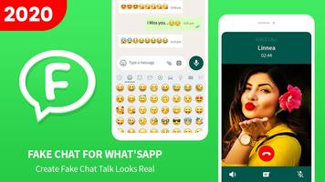 Fake Chat Conversation for Whatsup Affiche