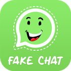 Fake chat conversation ícone