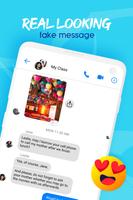 Fake message app: funny fake chat, fake video call ภาพหน้าจอ 1