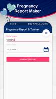 Pregnancy Report & Tracker Affiche