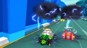 Talking Cat hero And jerry : buggy and beach racer syot layar 2