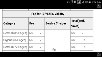 Pak Passport Fee - Details تصوير الشاشة 3