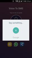 Voice To Sms - No Typing স্ক্রিনশট 1