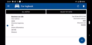 Car logbook App