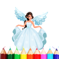 Angel and Fairy Coloring Book