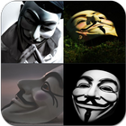 Topeng Anonymos Mask Wallpaper icône